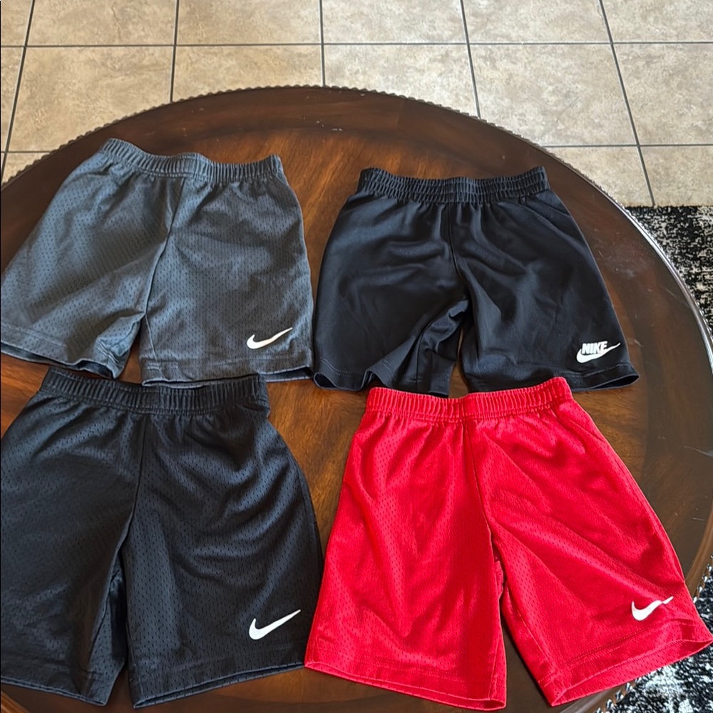 Nike Black and Gray Athletic Shorts